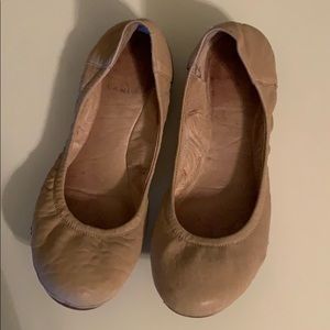 Vince Camuto Leather Ellen Foldable Ballet Flats